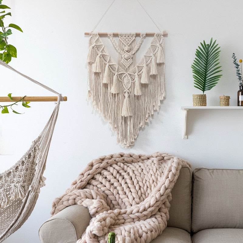 Wall decoration - Bohemian macrame