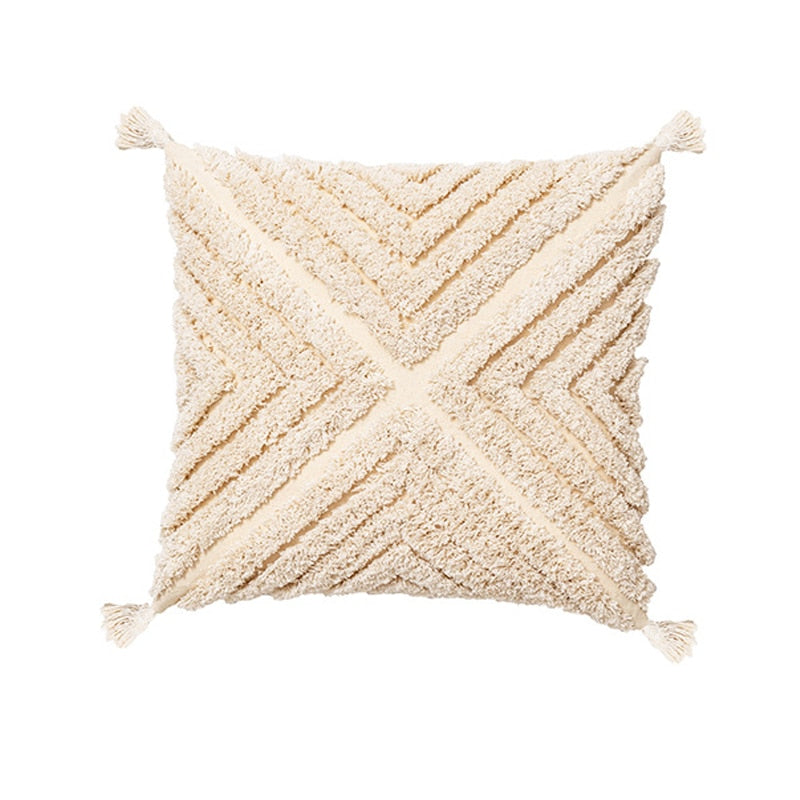 Beige cushion with Zip 45x 45cm/30x50cm - BohèmeCushion