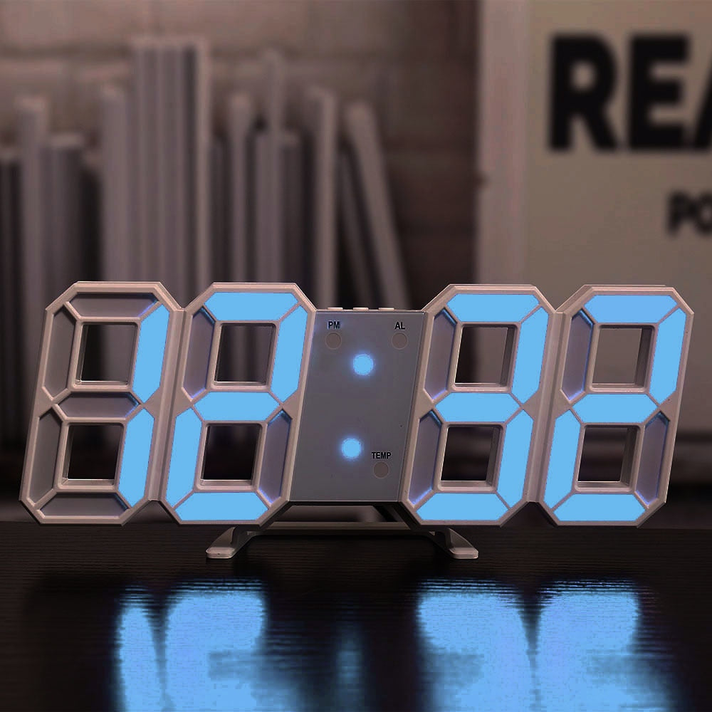 3D LED Horloge digitale