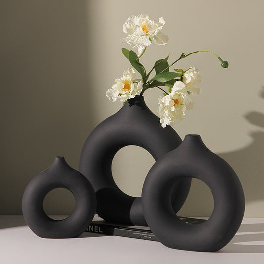 Ceramic and porcelain vase - Donuts'Moderne for flowers